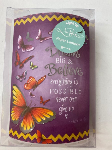 Paper lantern light up DREAM BIG Carousel 1