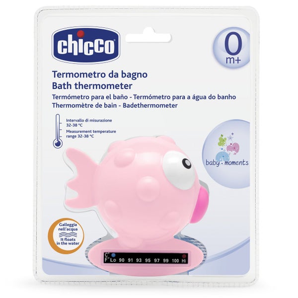 Bath Thermometer Fish Pink Carousel 1