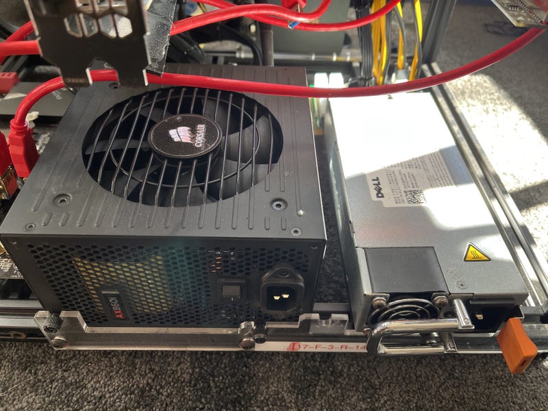 2260W (860W ATX + 1400W Server) PSU Combo Kit 80 PLUS Platinum PSU For Mining Carousel 1