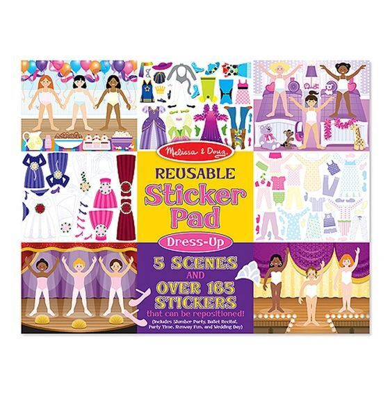 Melissa & Doug Reusable Sticker Pad Dress Up Carousel 1