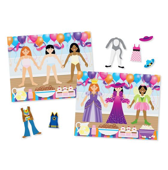 Melissa & Doug Reusable Sticker Pad Dress Up Carousel 2