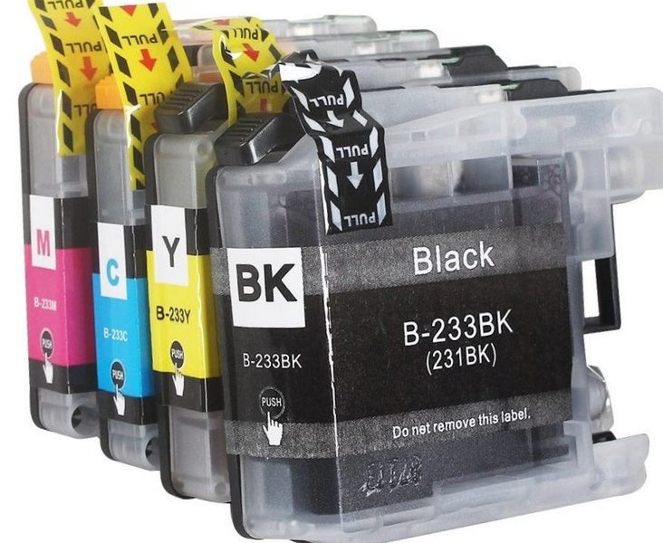 Brother LC233 LC-233 High Yield ink cartridges Any One compatible LC231 LC-231 Carousel 1