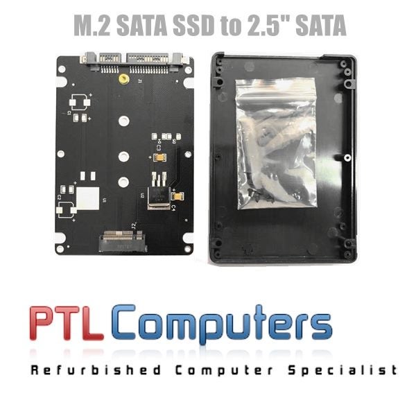 M.2 SSD to 2.5" SATA III HDD HARD DRIVE Enclosure Adapter Convertor Carousel 1