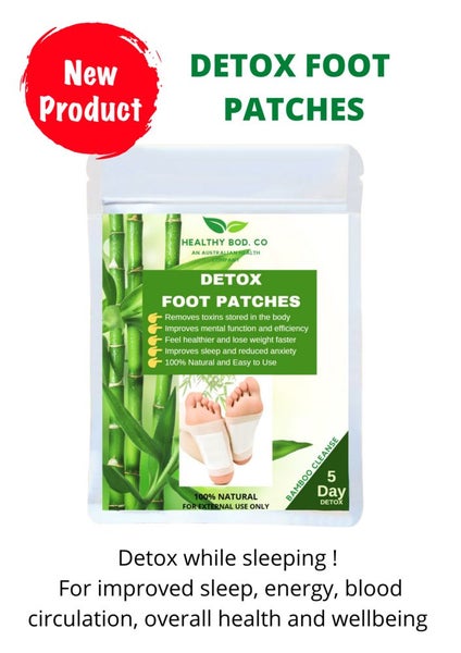 5 Day Detox Foot Patches Bamboo Cleanse | HealthPorter NZ Carousel 1