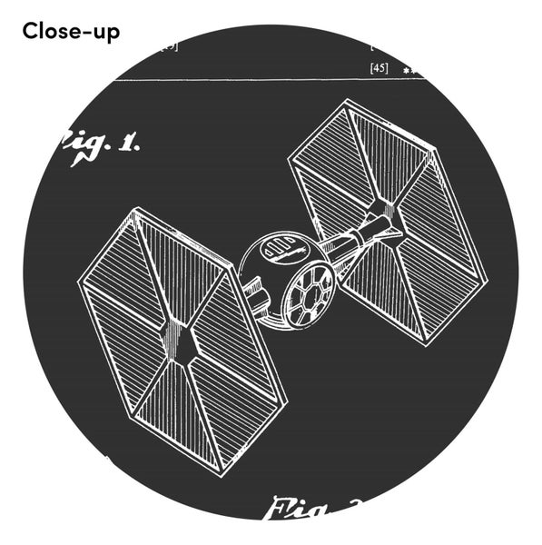 Tie Fighter Patent Star Wars Art Print Carousel 2