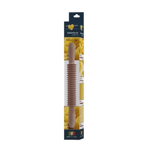 FETTUCCINE CUTTER ROLLING PIN - BEECHWOOD (320mm) Carousel 2