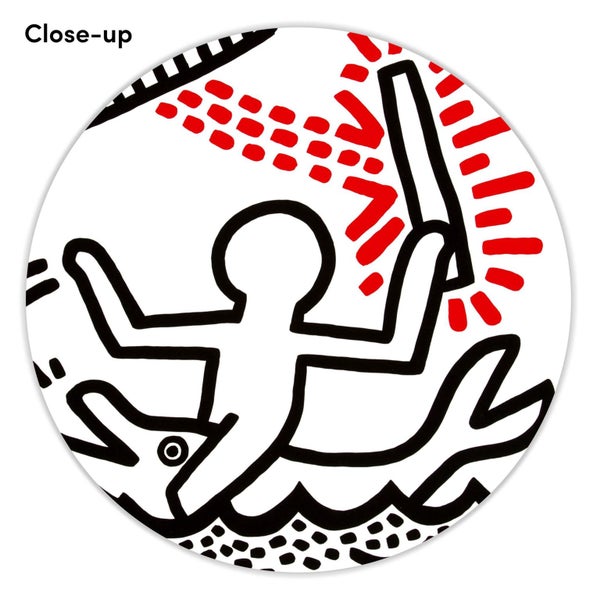 Keith Haring Galerie Watari 1983 by Keith Haring Art Print Carousel 2