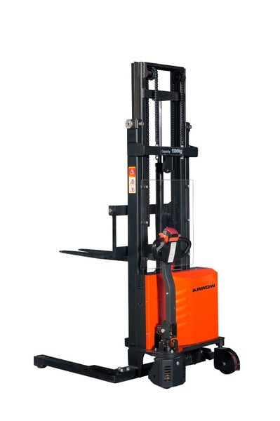 Electric pallet Straddle Stacker Fork lift Truck 3.3m Carousel 1