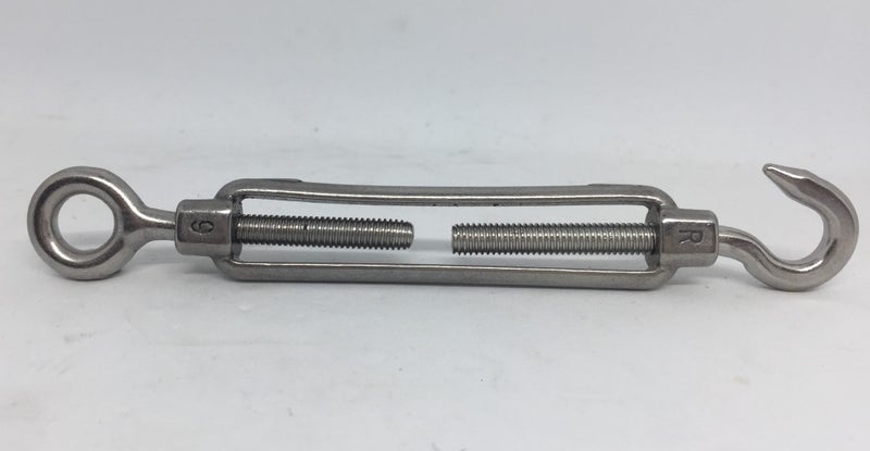 5 Pieces M6 304SS Hook & Eye Turnbuckles Carousel 1