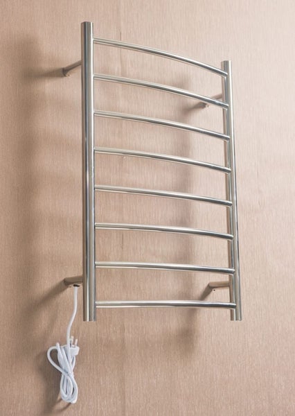 Heated Towel Rail Round 8 Bar ETW1B Lennox Bathroom CHCH Carousel 1
