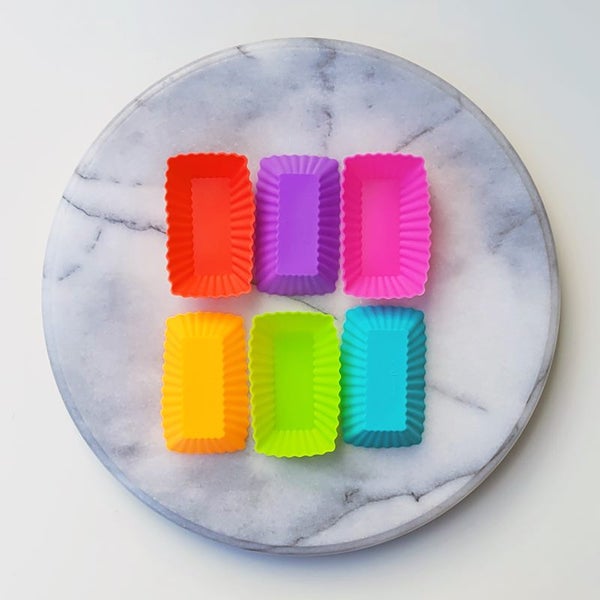 6pc Silicone Food Cups, Rectangular Carousel 2