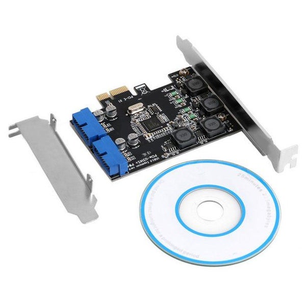PCI-E X1 to 2 Ports 19 Pin USB 3.0 Header PCI Express to Dual 20 Pin USB3.0 Card Carousel 1