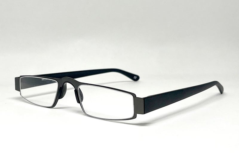 I-Mag Executive Style Reading Glasses with Slide Open Hard Case - Gun Metal Carousel 1