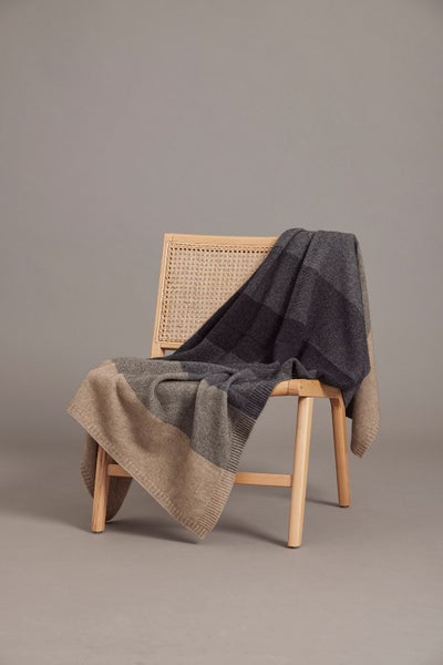 Possum Merino Wool Ombre Throw - 4 Colours Carousel 1