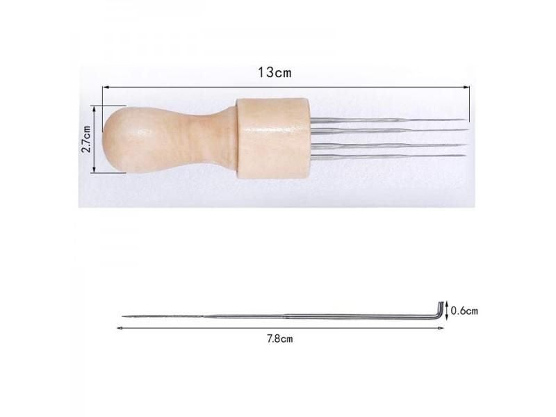 LMDZ Wool Felting Needles Tool Felting Needle With Eight Needles Needle Felting Carousel 2