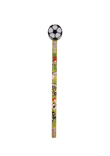 12 Football Pencils With Eraser Tops Carousel 1