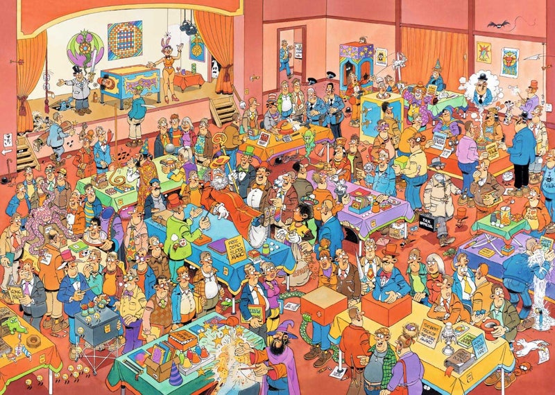 Jan Van Haasteren The Magic Fair Jigsaw Puzzle (1000 Pieces) Carousel 1