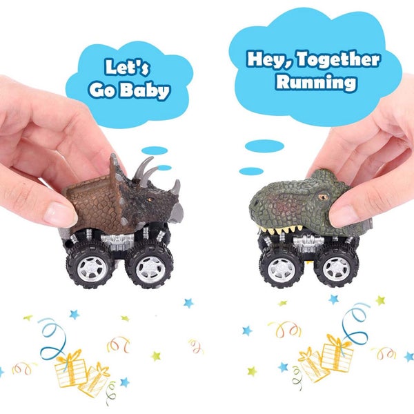 Dinosaur Toys Car Set New Carousel 2
