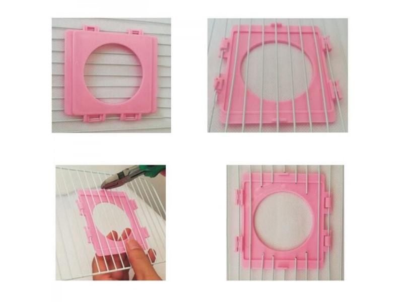 Small Hamster Cage External Pipe Mouth Tunnel Port Plate Carousel 2