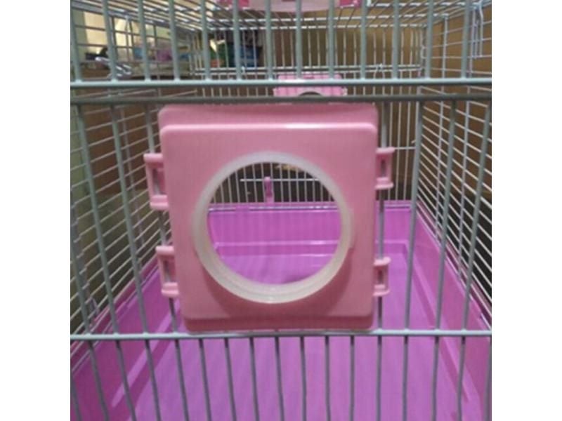 Small Hamster Cage External Pipe Mouth Tunnel Port Plate Carousel 1