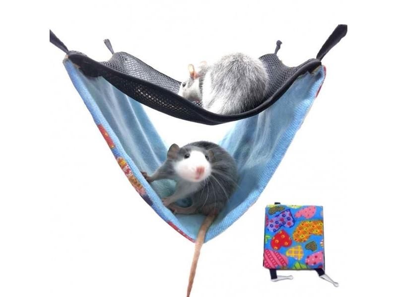 Hamster Hammock Cotton Nest Double Layer Breathable Mesh Hanging Bed Nest For Carousel 2