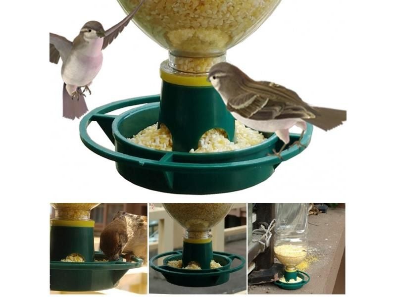 1 Pcs Automatic Wild Bird Seeds Feed Forest Hanging Cup Garden Feeding Bird Carousel 1