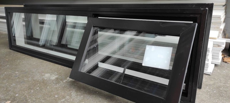 Brand New aluminium window - Matt black Carousel 1