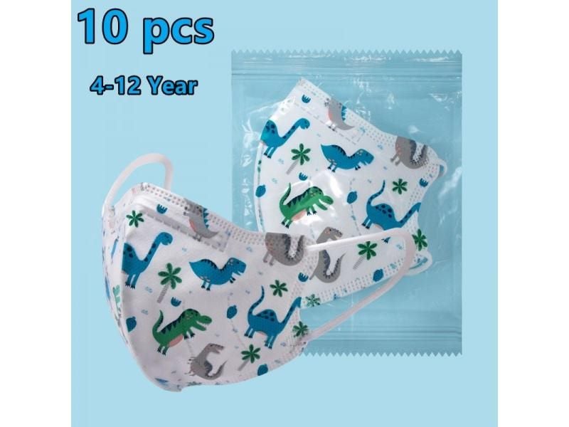 3D Children Disposable Mask 4 Layer Security Protection Baby Anti-dust Carousel 1