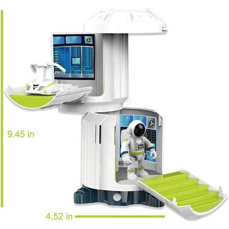 Space Station Toys for Kids with Lights, Spaceship Toys for Interstellar Mission Carousel 7