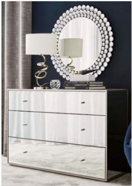 Lilah Mirrored 3 Drawer Chest *35% OFF* Carousel 2