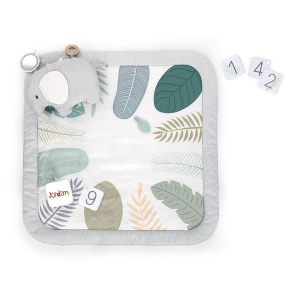 Ingenuity Sprout Spot Baby Milestone Play Mat Carousel 1