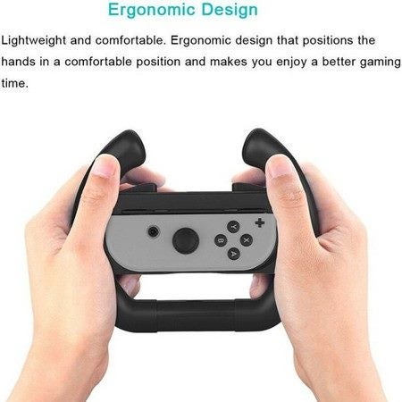 2-Pack For Nintendo Switch Joy-Con Grips Kit Controller Handle Handheld Holder Carousel 8