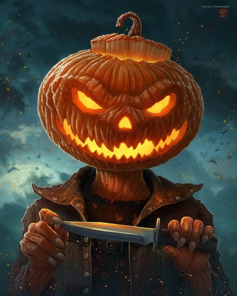 FULL DIAMOND PAINTING - CARTOON PUMPKIN HEAD *** BRAND NEW*** Carousel 1