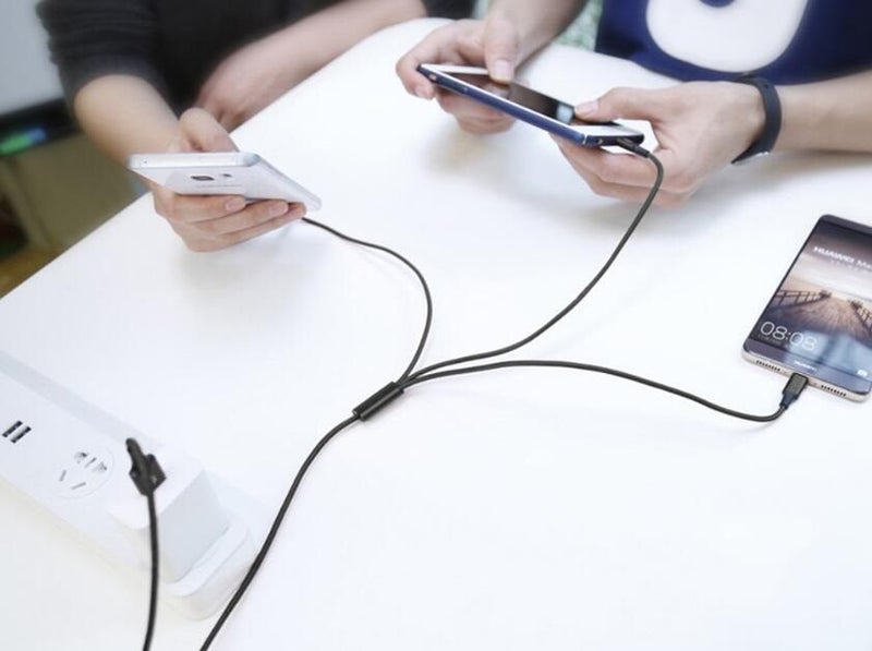 3 in 1 Charging Cable for Android iOS Type C Black Carousel 2