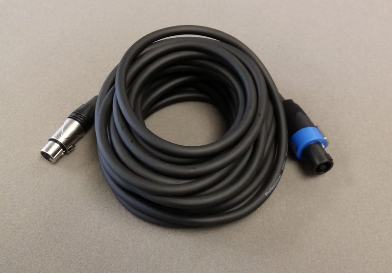 10m Speaker Cable for Vintage Passive Speaker Speakon to XLR Female (CB-27) Carousel 1