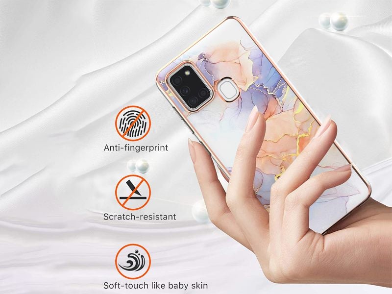 Case Cover for Samsung Galaxy A21s Marble Carousel 2