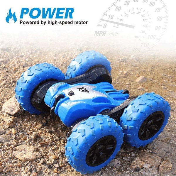 Remote Control Car 2 in 1 Tire Switching RC Stunt Cars 4WD 2.4Ghz Double Sided Carousel 1