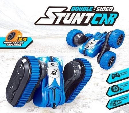 Remote Control Car 2 in 1 Tire Switching RC Stunt Cars 4WD 2.4Ghz Double Sided Carousel 2
