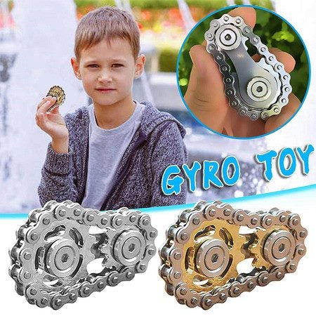 Sprocket Flywheel Fingertip Toy Relieve Stress Help Restore Emotions Carousel 1