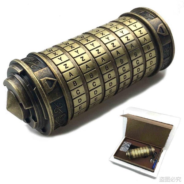 “The Da Vinci Code” Toys Metal Cryptex Locks For Gifts Carousel 7