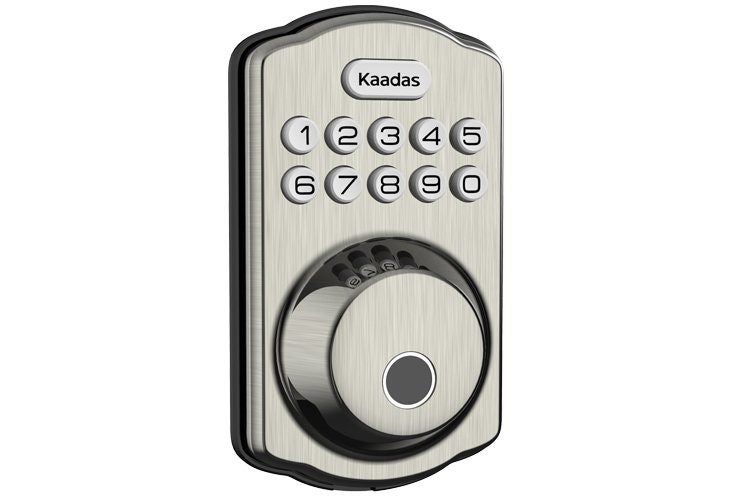 Kaadas KS02 Deadbolt Lock Fingerprint Satin Nickel Carousel 1