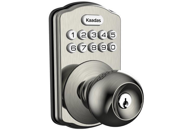 Kaadas KS03 Electronic Deadbolt Lock Satin Nickel Carousel 2
