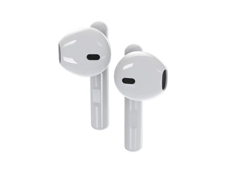 2X Wireless Bluetooth Headphones Sports Earbuds with Charging Case White Black Carousel 3