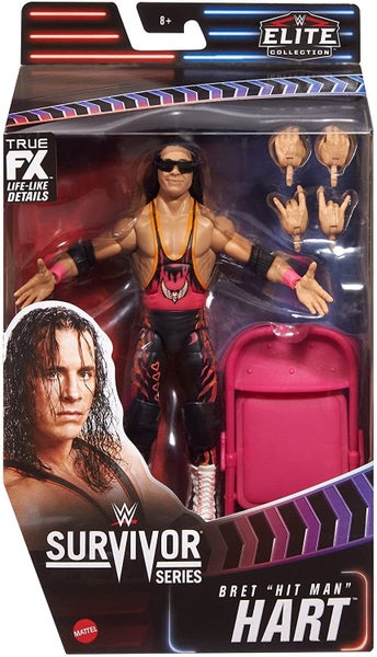 WWE Survivor Series Bret "Hit Man" Hart Elite Collection Action Figure Carousel 2