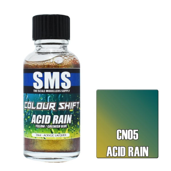 Air Brush paint 30ML colour shift ACID RAIN ACRYLIC lacquer Carousel 1
