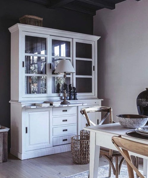 3 Door Buffet- Rhode Island Collection White Carousel 1