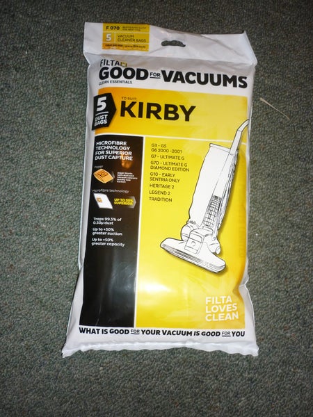 KIRBY MICROFIBRE VACUUM CLEANER BAGS PKT OF 5 Carousel 2