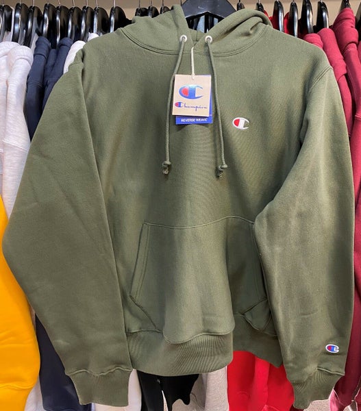 Champion Reverse Weave Tourmaine Green Hoodie Pullover Jersey Carousel 1