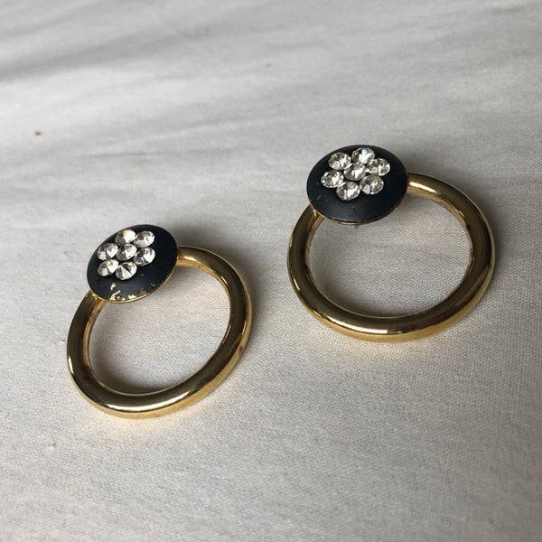 Vintage Retro Costume Earring's Hoops Carousel 2