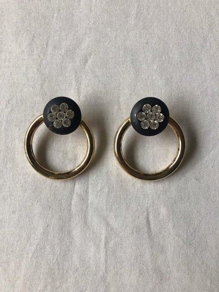 Vintage Retro Costume Earring's Hoops Carousel 1